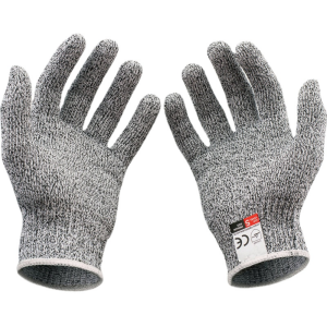 Level 5 Cut & Stab Resistant Gloves - Food Grade Stainless Steel Mesh for Kitchen/Butcher Safety