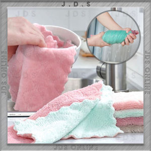 🌟READY STOCK🌟Microfiber Kitchen Towels Tuala Dapur Dish cloth Superfine Plain Color Kain Lap Dapur Pencuci Pinggan 厨房布 1pc [E22]