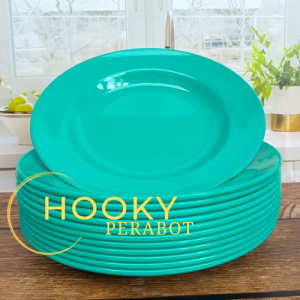 12 PCS PIRING MAKAN MELAMIN BESAR 9INCH MELAMIN SNI TEBAL TERLARIS