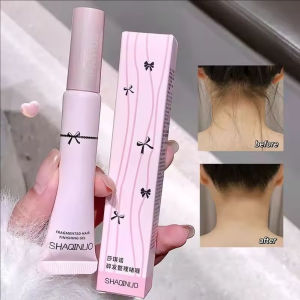 15g Broken Hair Styling Wax Cream Smoothing Frizz Hair Finishing Stick Transparent Shaping Styling Gel with Large Brush Women