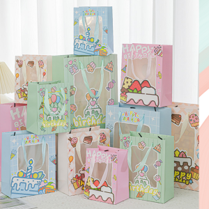 Paper Bag Anak Happy Birthday Kantong Kertas Bingkisan Ulang Tahun Tas Kado Paperbag Motif