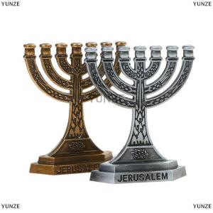 [COD] YUNZE 7สาขาเทียนผู้ถือหุ้น jewish Were candle-Holder Relic ornament