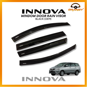 Toyota Innova 2005 to 2015 OEM / INJECTION Window Door Rain Visor Thailand Quality Car Acccessories
