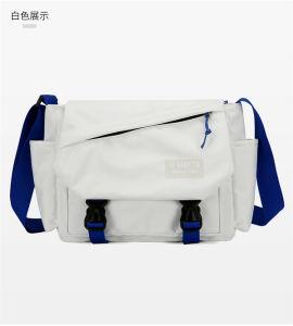 JENL Messenger Bag for Men Multi-Functional Shoulder Bag Fits Up To 13 Inch Laptop Durable Water-resistant Fabric Lightweight Carrying Bag for Work Casual Travel