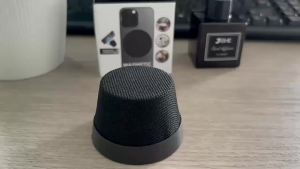 Magnetic Portable True Wireless Speaker Phone Stand IPX6 Waterproof Protection Long Play Time Bluetooth Speake 800mAh