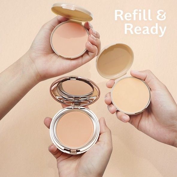 Wardah Instaperfect Refill Matte Fit Powder Foundation | Bedak Padat/Compact/Two Way Cake/TWC