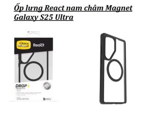 Ốp lưng React nam châm Magnet Galaxy S25 Ultra-Hàng Chính hãng