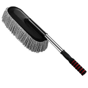 AUTOFun Car Wash Brush Handles Vehicle Clean Tool Soft Mop Dusting Tool Microfiber Cleaning Tools