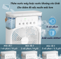 UPUPIN Quạt mini Máy tạo độ ẩm Máy khuếch tán tinh dầu 600ml Quạt phun sương để bàn có đèn LED. 
