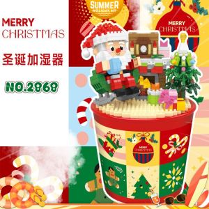 Wise Hawk Block Air Humidifier Bricks Merry Christmas Gift Decoration Building Brick Toy 圣诞系列积木