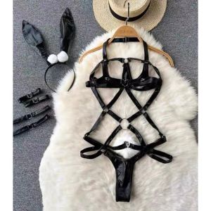 CP22 Đồ ngủ cosplay da lưới kèm bờm thỏ coslay quyến rũ gợi cảm CP22
