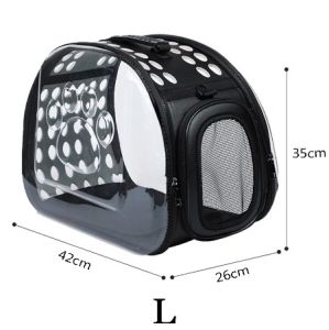 Pet Cargo Lipat Tas Kucing Transparan Tas Anjing Kucing Folding Bag Astronot Travel Cat Dog Bag Carrier