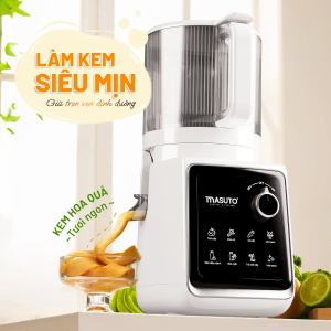 Máy Ép Chậm Masuto MSPrimeUltra Cao Cấp Ép Kiệt Bã Hoạt Động Êm Giữ Trọn Dưỡng Chất