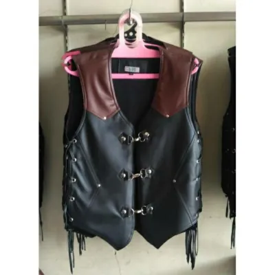 jaket kulit rompi leather syntetic/NMAX/PCX/ADV/RXking