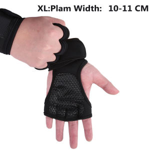 1 Pair Weightlifting Training Gloves For Men Women Fitness Sports Body Building Gymnastics Gym Hand Wrist Palm Protector Gloves
