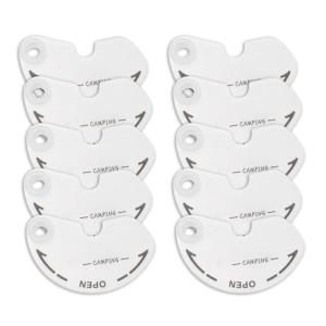10lots Can Cover Portables Can Lid Cold Beverages Leakproof Can Caps for Camping Hiking and Leisures Activity