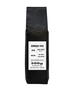 Espresso Vivo Roasted Coffee Beans 60/40 1kg