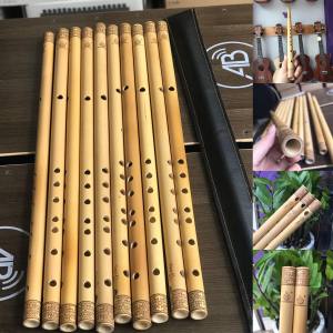 Sáo khắc cao cấp tone C (Đô) cho người mới - Sáo già có âm vang sâu - Dễ thổi không bị mất nhiều hơi