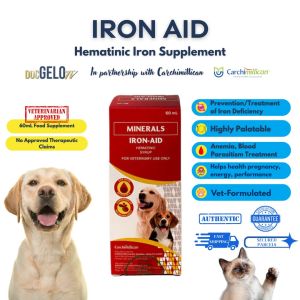 IRON AID MINERALS HEMATINIC SYRUP FOR DOGS AND CATS 60ML