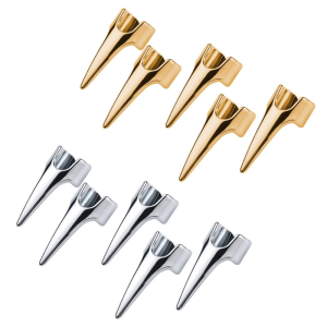 5ชิ้น/ล็อตเล็บแบบกอธิคย้อนยุคเล็บพังค์ร็อคเล็บนิ้วเล็บแหวนหนามแหลมวินเทจปาร์ตี้คอสเพลย์ของขวัญฮาโลวีน