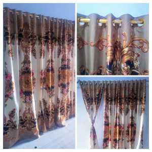 Gorden / Hordeng Embos Pintu dan Jendela ukuran 12 ring gordeng minimalis
