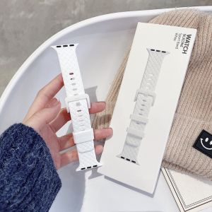 CCLCC Silicone Braided Weave Bands Compatible with Apple Watch ultra 49mm 45mm 40mm 41mm 42mm 44mm 38mm Replacement Sport Breathable Strap for smart Watch Series SE 8/7/6/5/4/3/2 1