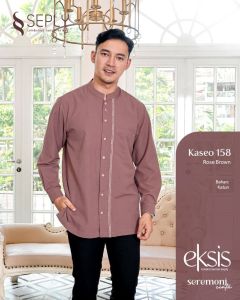 Baru Seply Koko Muslim Kaseo 158 Eksis 190 Rose Brown Katun Premium