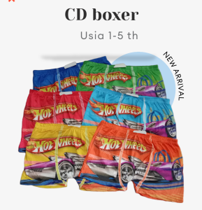 6Pcs Celana Boxer Anak Cowok Celana Boxer Anak Laki laki BB 10-25 kg