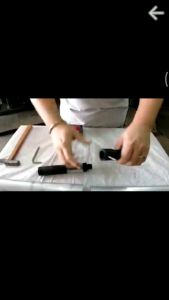 KLEM PUTAR OTOMATIS PIPA GALA SAWIT UKURAN 33MM DENGAN 38 MM DARI BAHAN SINTETIS