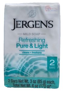 Original Jergens Shea Butter  / Pure and Light / Cherry Almond / Hydrating Coconut Soap Bar2 x 85g