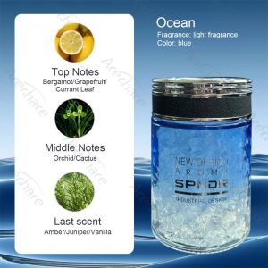 Car Perfume New Car Scent Gel Deodorizer Air Freshener Diffuser Fragrance Original Car Freshener Long Lasting Car And Home Fragrance Magical Crystal For HomeRoom Car Toilet Aircon Home Balm Safe Ingredients Car Scent Accessories
