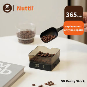 TIMEMORE x Nuttii Coffee Scale Rechargeable Coffee Scale  with Timer 1.5kg/0.1g for Espresso and Pourover