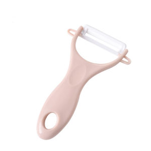 【Safety Ceramic Material】Japanese Original Y Peeler with Hanging Hole Anti-slip Quickly Peels Vegetables Fruit Potatoes Apple Pears Novelty Kitchen Supplies Tool