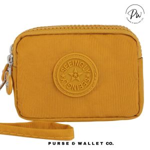 Triple Zip Nylon Coin Keeper Woman Nylon | Dompet Syiling Wanita/Perempuan Nylon 尼龙拉链零钱包女性短款