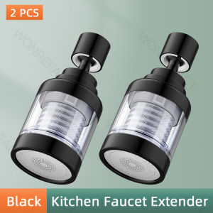 [Ready Stock] 360° Rotatable Basin Faucet Kitchen Bathroom Sink Tap Pull Out Sprayer Hot Cold Water Mixer Anti-rust Stainless Steel Keran Air Sinki