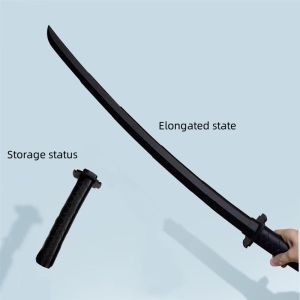 3D retractable samurai sword childrens birthday gift samurai sword toys adult stress reduction toys gravity sword glow-in-the-dark carrot knife creative decompression model toys relieve anxiety