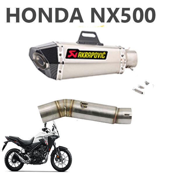 ท่อ akrapovic shorty honda nx500 ท่อแต่งเอ็นเอกซ์500 ตรงรุ่น ไม่ต้อง ...