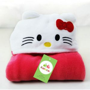 baby bath towel with hood kids newborn infant swaddle cartoon flannel blanket Keimav-official