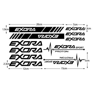Proton Car Sticker Car Body Window Waterproof Vinyl Decal for Proton X70 X50 SAGA Persona IRIZ EXORA