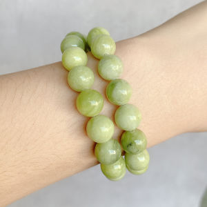 4-12MM Dia Round Taiwan Green Jade Natural Stone Beads For DIY Bracelet Making