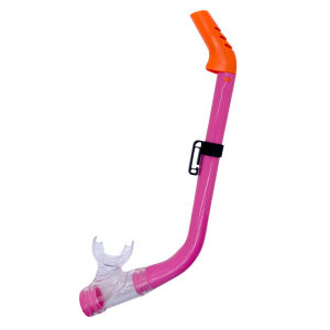 Silicone Mouthpiece Diving Breathing Tube PVC Swimming Breather Snorkel Tube Blue/Black/Yellow