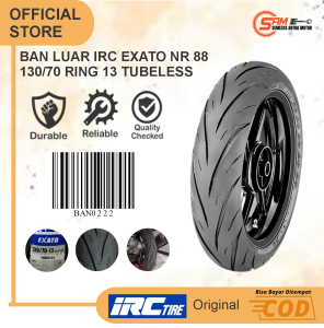 Ban Luar IRC Exato 130/70-13 Ring 13 NR88 Tubeless Belakang Motor Nmax