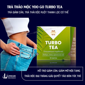 Trà thảo mộc giảm cân Trà thải độc ruột thanh lọc cơ thể Yoo Go Turbo Tea siberian hộp 30 gói