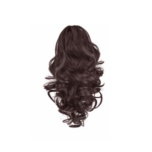 LAOO คลิปเข้า วิกผมแบบคลิปหนีบหางม้า ฟูฟ่อง ต่อผมม้า แฮร์พีซหางม้า ของตกแต่งผม ธรรมชาติ หางม้าสั้นคลื่นหยิก สำหรับผู้หญิง