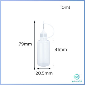 Yolanda【มีสินค้าในสต๊อก】 หัวเข็มขวดน้ำมัน ขวดหยด ขวดแบ่ง DIY อุปกรณ์ ขวดดรอเปอร์ ปลายแหลม Dropper Bottles