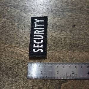 Tec40 SECURITY VELCRO PATCH with Patch Keychain Holder อาร์มตีนตุ๊กแก รักษาความปลอดภัย ARMBAND MADE IN THAILAND Tec40store ไรท์สาระกับครูแว่น