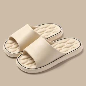 Bathroom Water Seepage Soft Sole Home Slippers Women Cloud Slippers Eva Indoor Non-Slip Flip Flop Men Slippers