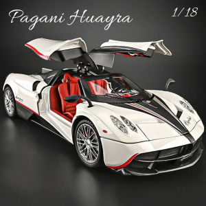 Quy Mô 1:18 Pagani Huayra hợp kim chịu nhiệt cao Xe hơi mô hình xe mô hình đúc Âm Thanh Ánh Sáng Xe Những Người Yêu Thích Bộ Sưu Tập Trẻ Em Món Quà Sinh Nhật Kim Loại Đồ chơi bé trai