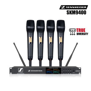 Sennheiser SKM9400 Professional Wireless Microphone 4-Channel UHF True Diversity Short Gooseneck Conference Mics For Church & Public Speech