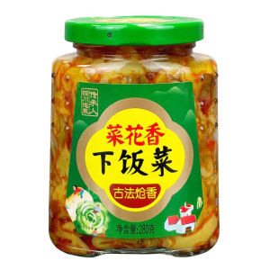菜花香 下饭菜มื้อ  น้ำจิ้มสำหรับทำอาหาร1ขวดสดชื่นและเรียบเนียนรสหวานสดที่ค้างอยู่ในคอ